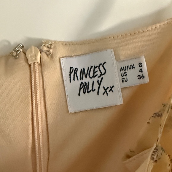 Princess Polly spring short tie, shoulder tank top size 4 dress - Picture 5 of 5